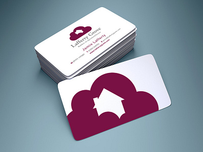 Lafferty Grove business card design business card design