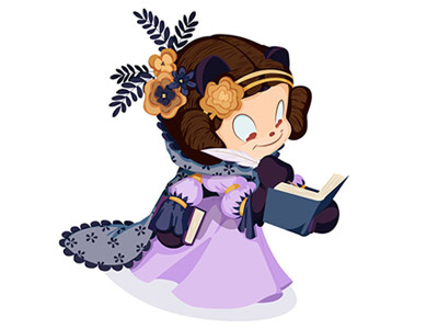 Mona Lovelace ada lovelace github illustrator octocat