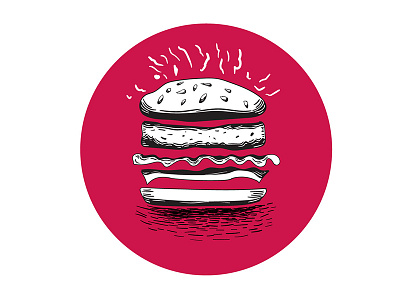 Burger burger illustration