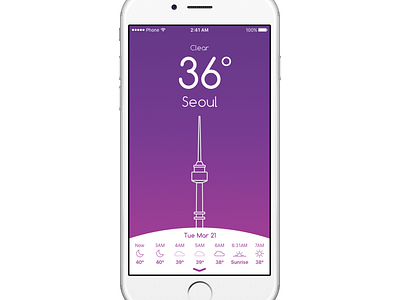 Daily UI - Weather daily ui ui uidesign