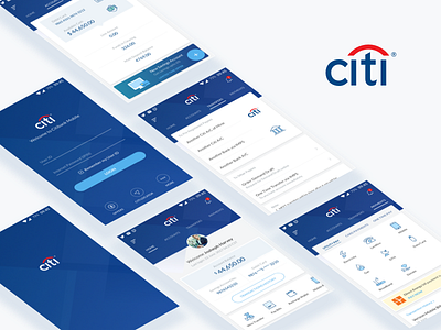Citibank Banking App citibank mobile app sketch ui user experience user interface design ux
