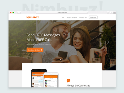 Nimbuzz! Website Design