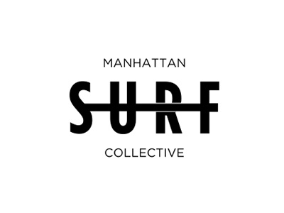 Surf Collective Logo branding creative design identity logo typography