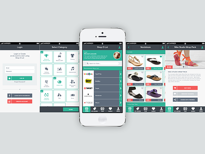 iOS App - Shop O Lot (Concept) app iphone shopping shopping app