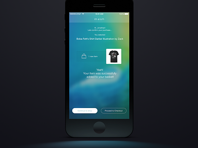 Concept for a Cognitive Shopping Assistant cognitive cognitive shopping assistant concept concept app design hack week ibm ibmer mesh mobile shop app ui watson