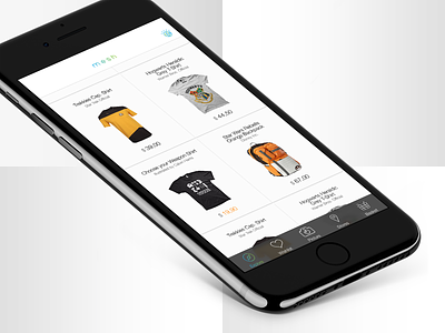 Mesh Concept App android app assistant cognitive concept design ibm ios mobile shopping ui ux watson