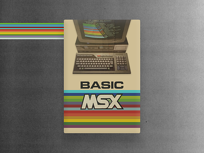Basic Msx 80's Computer 18 colors 80s basic colorful computer concept design development language microsoft msx old computer old school pc programming retro ui vintage