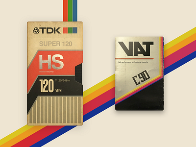 TDK T120 VHS + VAT C90 Cassette