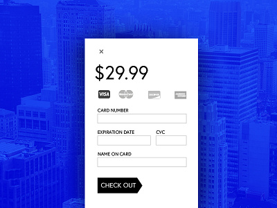 UI 002: Check Out app blue card check out checkout credit card daily ui finance minimalism money ui ui design