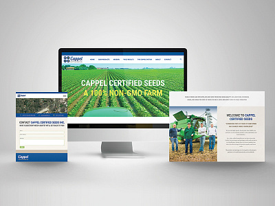 Responsive Agricultural Website agriculture farming green identity responsive web design web programming wordpress