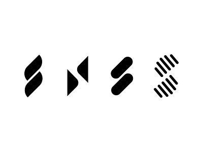 Experimenting With "S" Icons abstract branding design icon icons illustration logo minimal vector