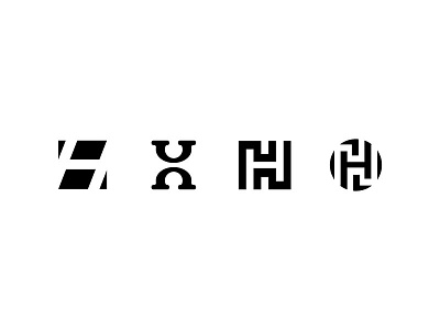 Simple Geometric H Icons