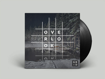 Overlook, by GRID – Album Art album art glow music snow type