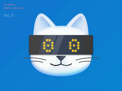 CatBot animation cat dribbbleweeklywarmup illustration robot weekly warm up