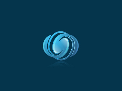 Super Cloud Logo 3d blue brand branding cloud company creative host logo logos unique