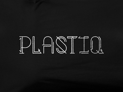 Plastiq band custom eclectic electric energy experiment experimental font label lettering magic movement music plastic plastiq record synth synthesizer type typography