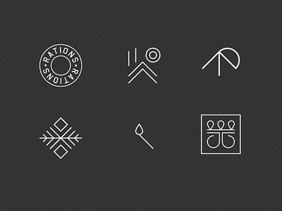 Other old R's and rejected bits beer brand brewery identity illustration logo mark match r rejected snow tree