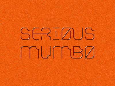 Serious Mumbo circle fresh identity lettering ligature logo magic modern nature special typography