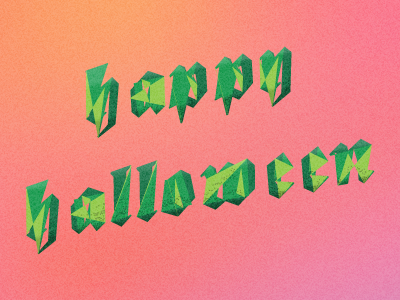 Halloween Lettering Test