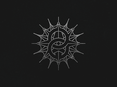 Infinite Sun Cycle-cross Team abstract bike brand crest identity illustration infinity logo mark sun texture vector