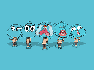 Gumball (PNG's)  The amazing world of gumball, World of gumball, Cartoon  network characters