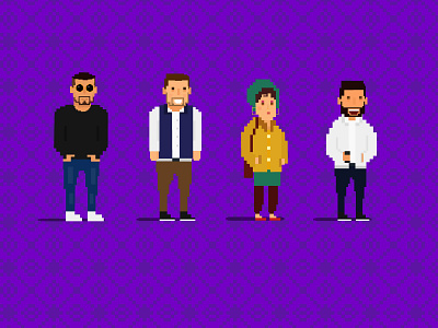 Pixel Art Portrait Designs Themes Templates And Downloadable Graphic Elements On Dribbble