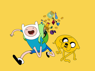 Adventure Time Illustration 2d animation character characters colors design dribbble happy illustration