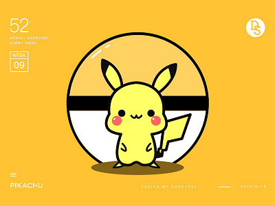 Pokemon Pikachu app design icon illustration logo pokemon ui web