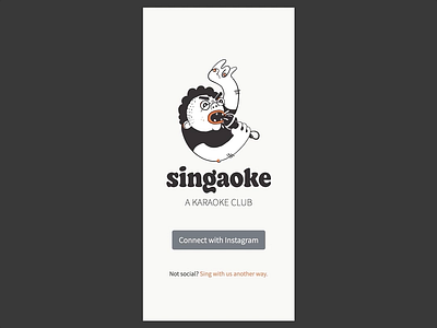Singaoke Prototype in Vue / Nuxt app design design illustration mobile app vuejs