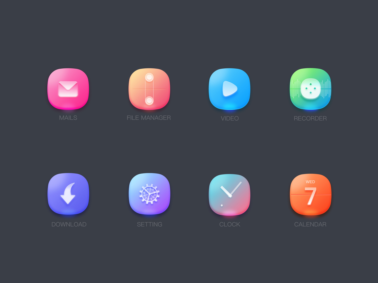 Theme Icon02 by jianghaoming on Dribbble