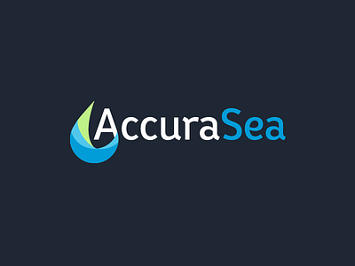 Accurasea Logo branding logo design water logo