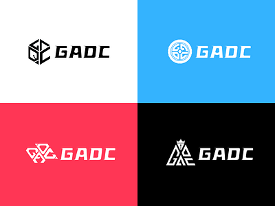 GADC logo branding design flat font icon illustration logo ui