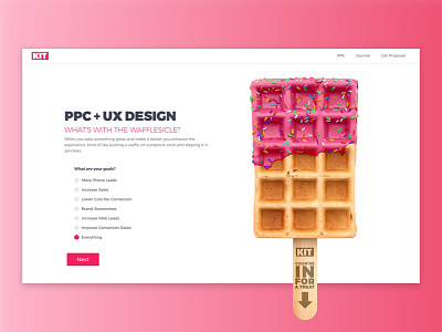 KIT | PPC Management homepage landing page ppc waffle