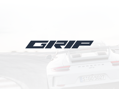 Logo concept for GRIP branding cars interface design logo mark product design