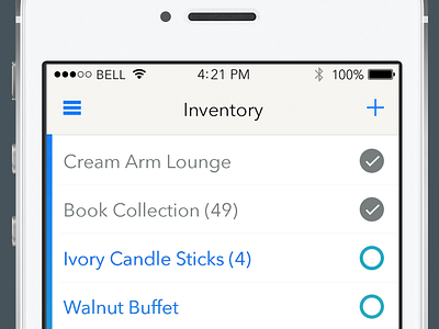 Inventory - List View