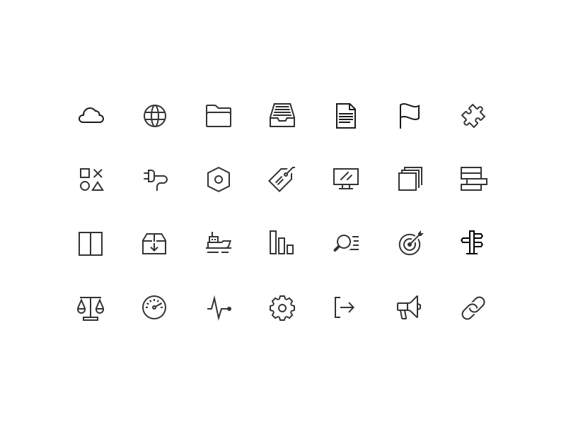 JIRA Icons by Dean Hudson on Dribbble