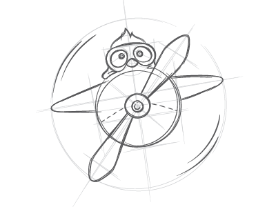 New Frontendy Logo branding illustration logotype penguin sketch