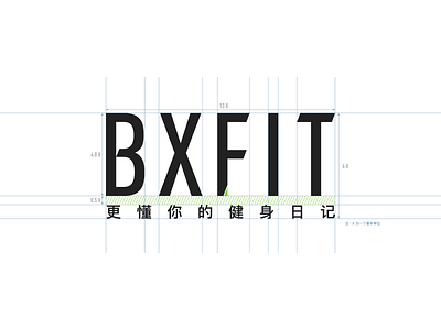 Bxfit Logo design flat illustration logo