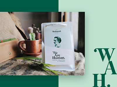 We Are Human. Packaging branding coffee fairtrade multatuli packaging design