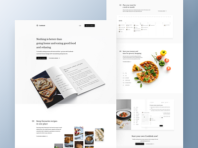 Cookbook - Landing page