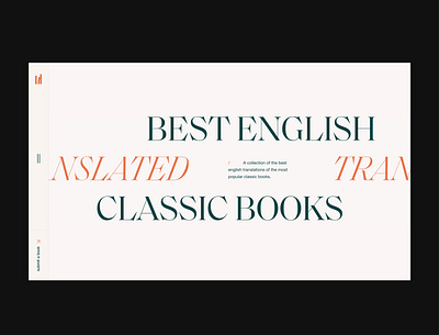 Read This Translation WIP books homepage layout site design typography ui uiux web design webdesigner webflow webflow expert website website design
