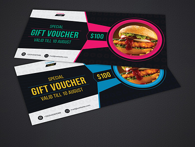 Gift Voucher branding design card design discount voucher gift card offers print design voucher design vouchers
