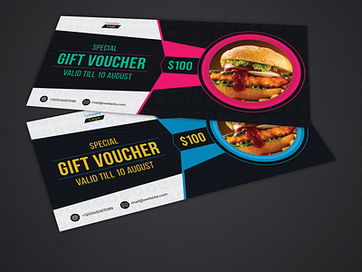 Gift Voucher branding design card design discount voucher gift card offers print design voucher design vouchers