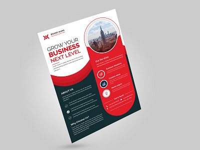 Modern Corporate Flyer Template marketing