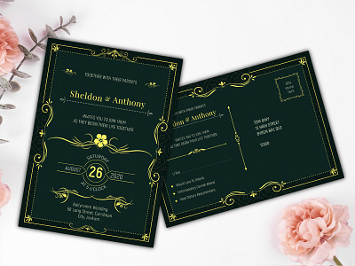 Wedding Card anniversary branding greetingcard invitaion invitation card wedding card