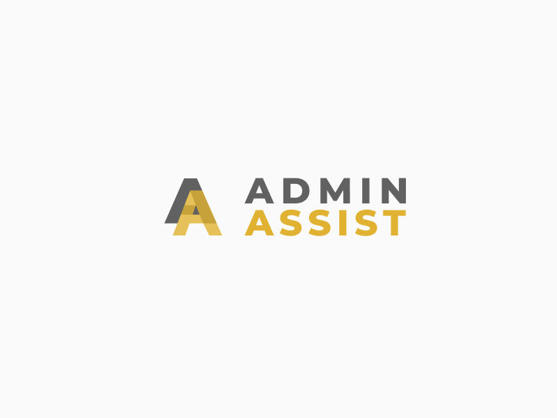 Admin Assist Logo by Tobias Vandenbempt on Dribbble