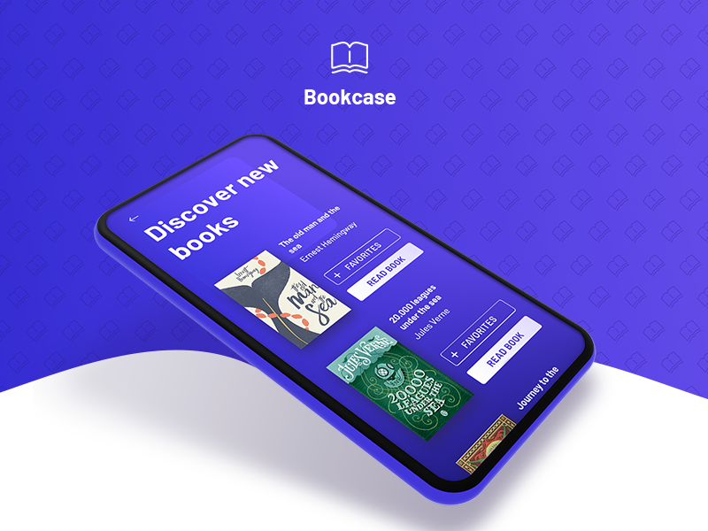 Bookcase Reader App by Christopher Arold on Dribbble