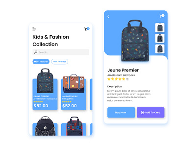 E-Commerce app concept ecommerce mobile ui ui uiux website design