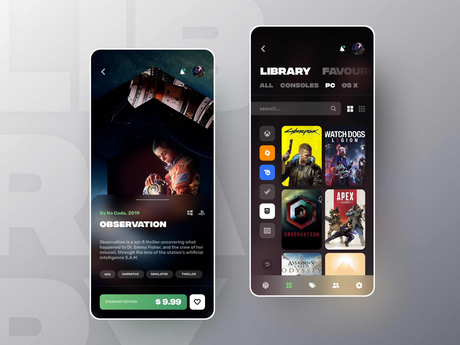 game-library-by-vladimir-kliuiko-on-dribbble