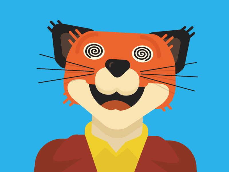 Fantastic Mr. Fox 2d after effects animation character gif loop motion